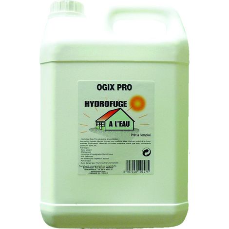 Hydrofuge incolore 5L pour béton et pierre – Protection imperméable jusqu'à 10 ans – Application simple et rapide – Pour extérieurs – Pintaud (1/3)