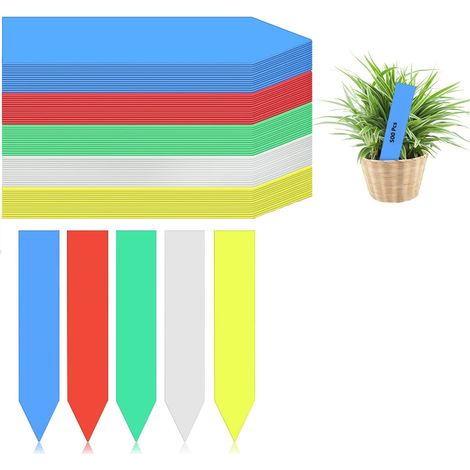 MINKUROW Etichette Da Giardino Impermeabili Etichette Da Giardino In Plastica Segni Di Piante Mini Etichette Etichette Per Piante Etichetta Per Semi Multicolore 500 Pezzi (1/5)
