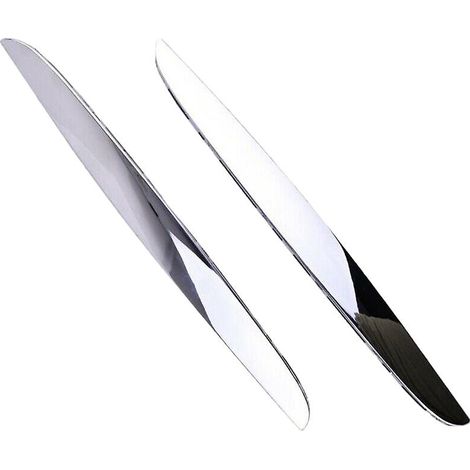 pièces de garniture chromée ABS pour pare-chocs avant, au-dessus de la calandre, cache de capot 51137117242 pour BMW Série 3 E90 E91 2