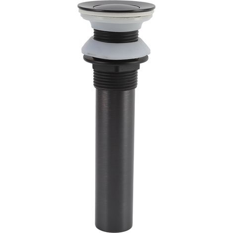 Bouchon de vidange pop-up laiton inox pour lavabo salle de bain, sans trop-plein, accessoire de cuisine. (1/5)