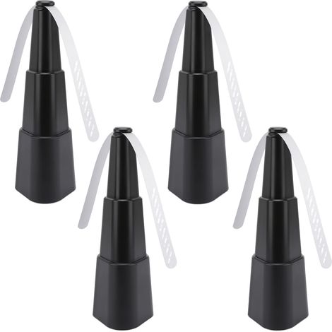 Ventilateur Anti Mouches, 4 PC Répellante Fan par Extérieur Intérieur Mouches et Ventilateur avec 2 Feuilles de Ventilateur et Crochet Anti-Moustique Éloigne Les Mouches (1/5)