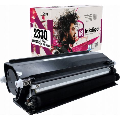 Toner Inkdigo 593-10335 compatibile con Dell 2330 2330N 2350D 2330DN, certificato TÜV. (1/5)