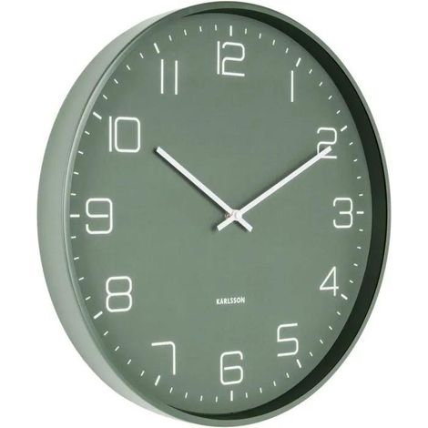 Karlsson Reloj Lofty Verde 40 cm Diseño Moderno