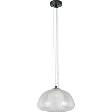 Pendelleuchte Feder 1 E27 schwarz italux PND-61001A-BK (1/2)