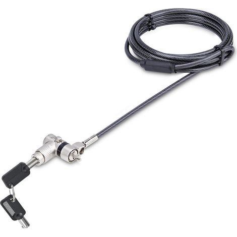 Cable de seguridad startech 2 metros acero resistente (1/3)