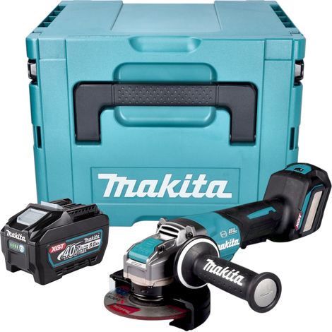 Makita GA 044 GT101 Amoladora angular sin cable 40 V máx. 125 mm X-LOCK Brushless + 1x batería recargable 5,0 Ah + Makpac - sin cargador (1/5)