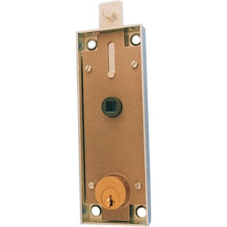PrA fA rez serrure pour volets roulants portes basculantes boA te 155x55 mm cylindre laiton (1/3)
