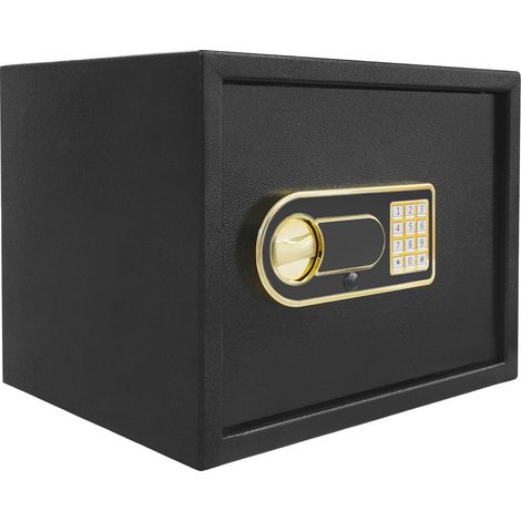 30L Digitaler Safe Tresor mit Geldtasche Großer Heimtresor Möbeltresor korrosionsbeständig mit Innenschrank Tresor für Bargeld Schmuck A4 Dokumente