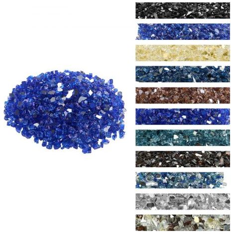 Verre de Feu pour Braséro - 4 - 5 kg Pierres en Verre pour Foyer (1/5)
