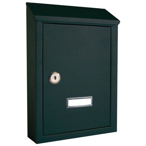 cassetta postale prima nera - alubox (1/3)