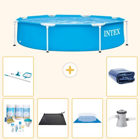 Intex Piscine Tubulaire Ronde - 244x51 cm - 7-pièces S20397 (1/5)