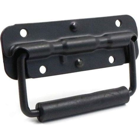 2 Pièces Poignées Traction d'Acier Inoxydable Boîte Poignée Levage Boîte Outils Ressort Poignée Pliante Acier Inoxydable Poignée C (1/4)