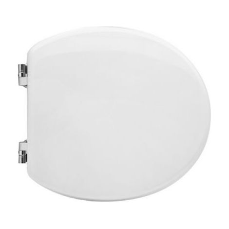 SEDILE WC PER DOLOMITE VASO ASILO FORMA 2 Bianco - Cerniere A passanti