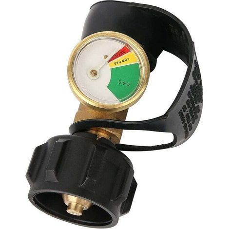 Jauge Niveau Réservoir Propane Détecteur Fuite Compteur Pression Gaz Type 1 pour Camping Car-Chrom (1/5)