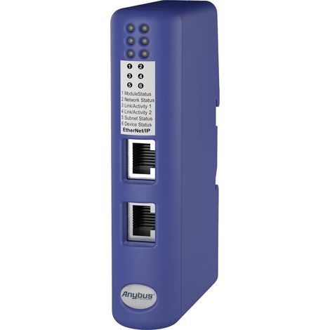 Anybus AB7318 CAN/EtherNet/IP Convertitore CAN CAN Bus, USB, Sub-D9 isolato galvanicamente, Ethernet 24 V/DC 1 pz.
