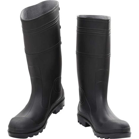 Bottes de pluie noir taille 45 PVC