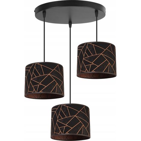 LÁMPARA COLGANTE, LÁMPARA DE TECHO, PANTALLA, PATRÓN, COBRE