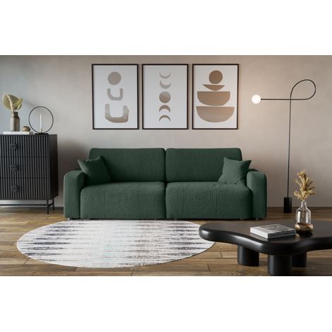 Divano Piano avec deux coffres de rangement pour literie, pour le salon, grand choix directement du fabricant vert bouteille - VINOTTI (1/5)