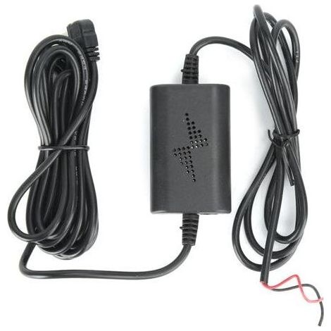 12V/24V auf 5V Festverdrahtungs-Umrüstsatz für Fahrzeuge, 2,5A, Parküberwachungs-Konverterkabel, Mini-USB, gerader Bogen (1/5)