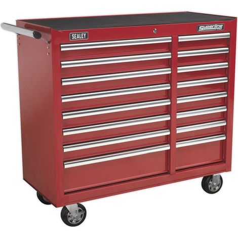 Sealey AP41169 Superline PRO® Heavy-Duty Rollcab 16 Drawer - Red