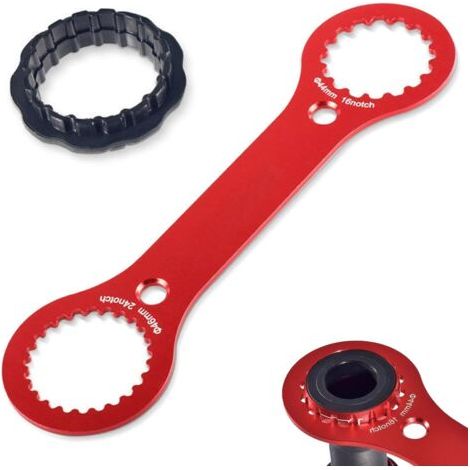 BUNTHAUS Clé Centerlock, Outil Centerlock, Outil de pédalier, Clé BB, Réparation vélo, Outil Centerlock Disque de Frein, Pédalier vélo Compatible avec Dub/Tl-Fc32 25 24