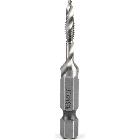 M4 HSS 1/4" Hex Shank Drill & Tap Taper Drill Bits Power Tool Part