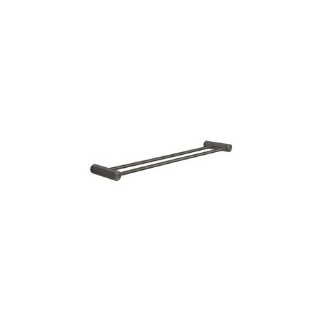 GEDY ANDE GUN METAL PORTASALVIETTE DOPPIO 60 CM