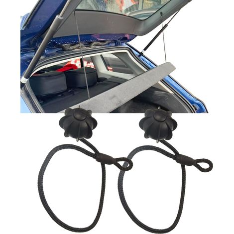 Bandes Maintien Coffre Voiture,Support de Coffre de Voiture,Sangle Maintien pour Étagères Colis Voiture,Sangles de Coffre de Voiture,pour la Plupart des Modèles de Voitures et de Camion (1/5)