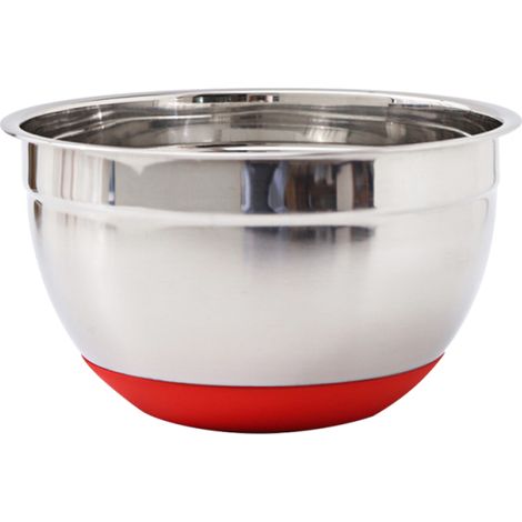 Bol mélangeur, saladier en acier inoxydable avec fond antidérapant en silicone, bol de préparation pour la cuisine, saladier pour la cuisson et la conservation des aliments (1/5)