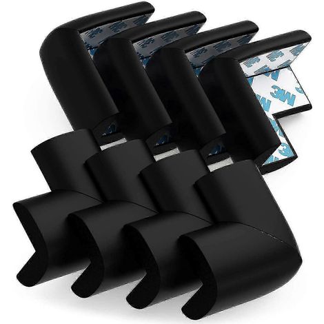 Protections d'angles de table pour la sécurité des bébés - Coussinets d'angle pré-installés pour prévenir les blessures à la tête et aux genoux, 8 pièces zddk