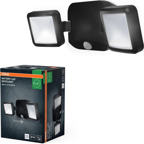 Faretto esterno Osram led spotlight 10W sensore crepuscolare