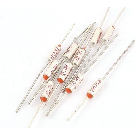 10 Pcs Ry Tf 130 Degré Celsius Fusible Thermique Ac 250V 10A