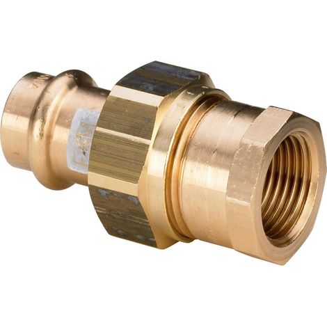 Viega Profipress Racor de transición en S, d 35mm, Rp 11/4 bronce rojo o bronce de silicio Modelo 4562, 629199