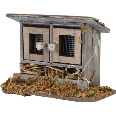 Poulailler Miniature de Jardin pour Maison de Poupée 1/12, Accessoire Décoratif (1/5)