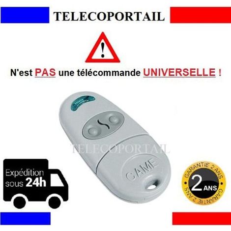 Télécommande - CAME - TOP432 NA - 2 canaux - Fréquence 433.92 Mhz - Compatible avec TOP432