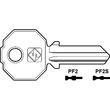 Chiavi per cilindri prefer 4 spine grandi - pf2