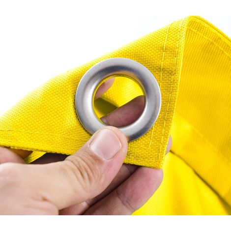 Housse Vide Pouf Géant XL Imperméable Extérieur Outdoor Jaune RAW BiG52 (1/3)