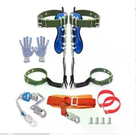 Harnais d'escalade pour sports de plein air, équipement de protection pour travaux en hauteur, alpinisme et sécurité (1/5)
