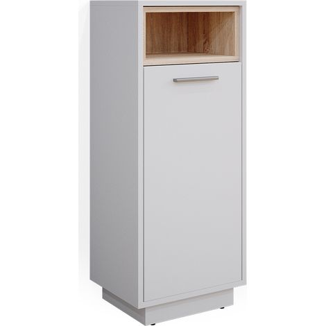 Armario de baño mediano Beatrice, Blanco, 30 x 93 cm, Vicco (1/5)