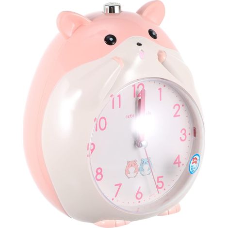 DECHOUS Réveil Hamster Silencieux pour Garçon et Filles Aiguilles (1/5)