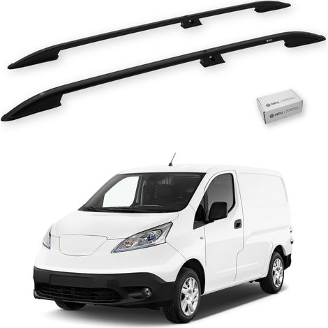 TURTLE kompatibel mit Nissan Nv200 2009-2025 Dachreling Crown Schwarz (1/5)