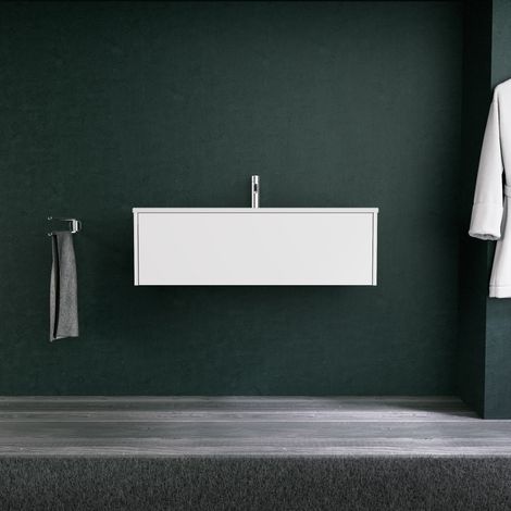 Inda - Mobile bagno L.100 con lavabo opaco / Bianco opaco 1