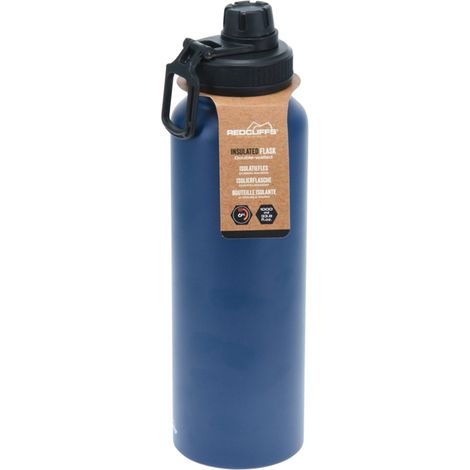 Bottiglia Termica resistente con beccuccio 1000 ml -Blu (1/3)