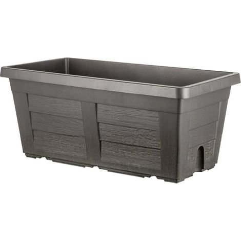 BAMA FIORIERA EFFETTO LEGNO ANTRACITE 100 X 44 X H40 CM