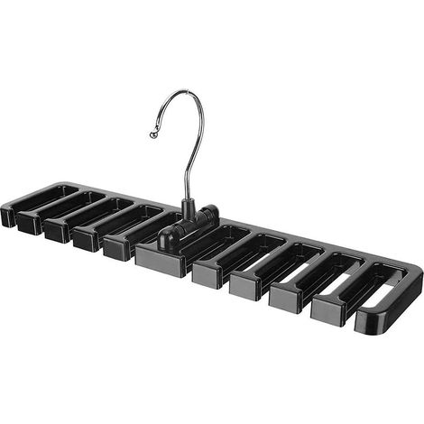 Porte-cravates, organisateur de rangement multi-niveaux pour cravates, pince à cravate, crochet pivotant.