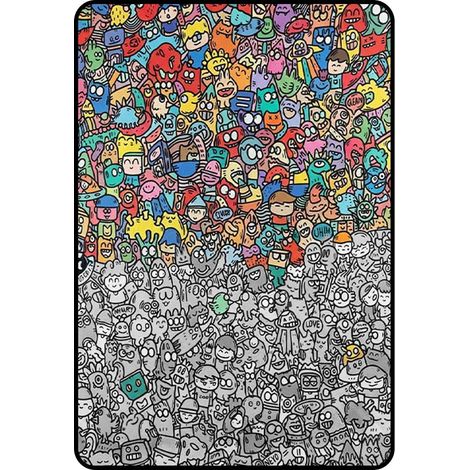 Couverture à colorier pour Plaids Canapé Lavables DIY Jeté De Canapé À Peindre Pour Garçons Familles Anniversaires Vacances Écoles Maternelles Salon Chambre Bureau Appartement (1/5)