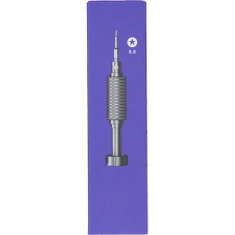 Tournevis précis Pentalobe magnétique puissant 0,8 mg Si alliage acier vanadium bonne adhérence pour la réparation de téléphones (1/5)