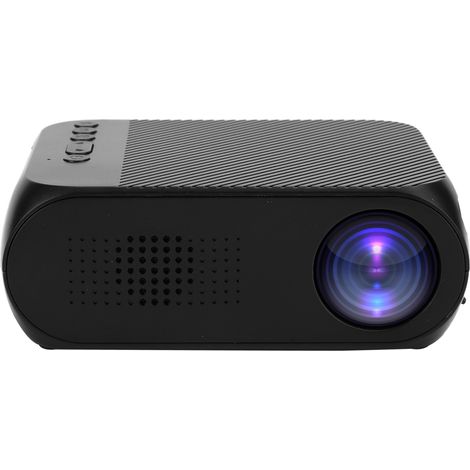 Mini projecteur noir micro 1080p HDMI multifonction pour home cinéma YG320 100-240 V (prise australienne) (1/5)