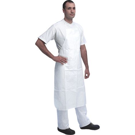 Tablier jetable blanc Tyvek® 500 - Tyvek