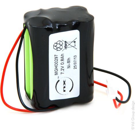 NX - Batterie NiMH 6x AAA NX 6S1P ST2 7.2V 800mAh Molex